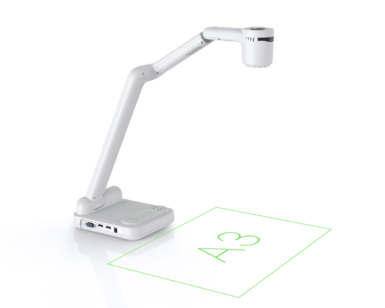 Phantrue FT-F705 4K Document Camera showing A3 coverage area